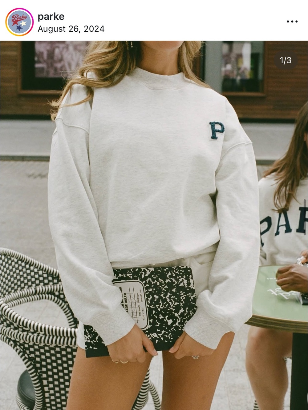 Parke Patch Crewneck Sweatshirt